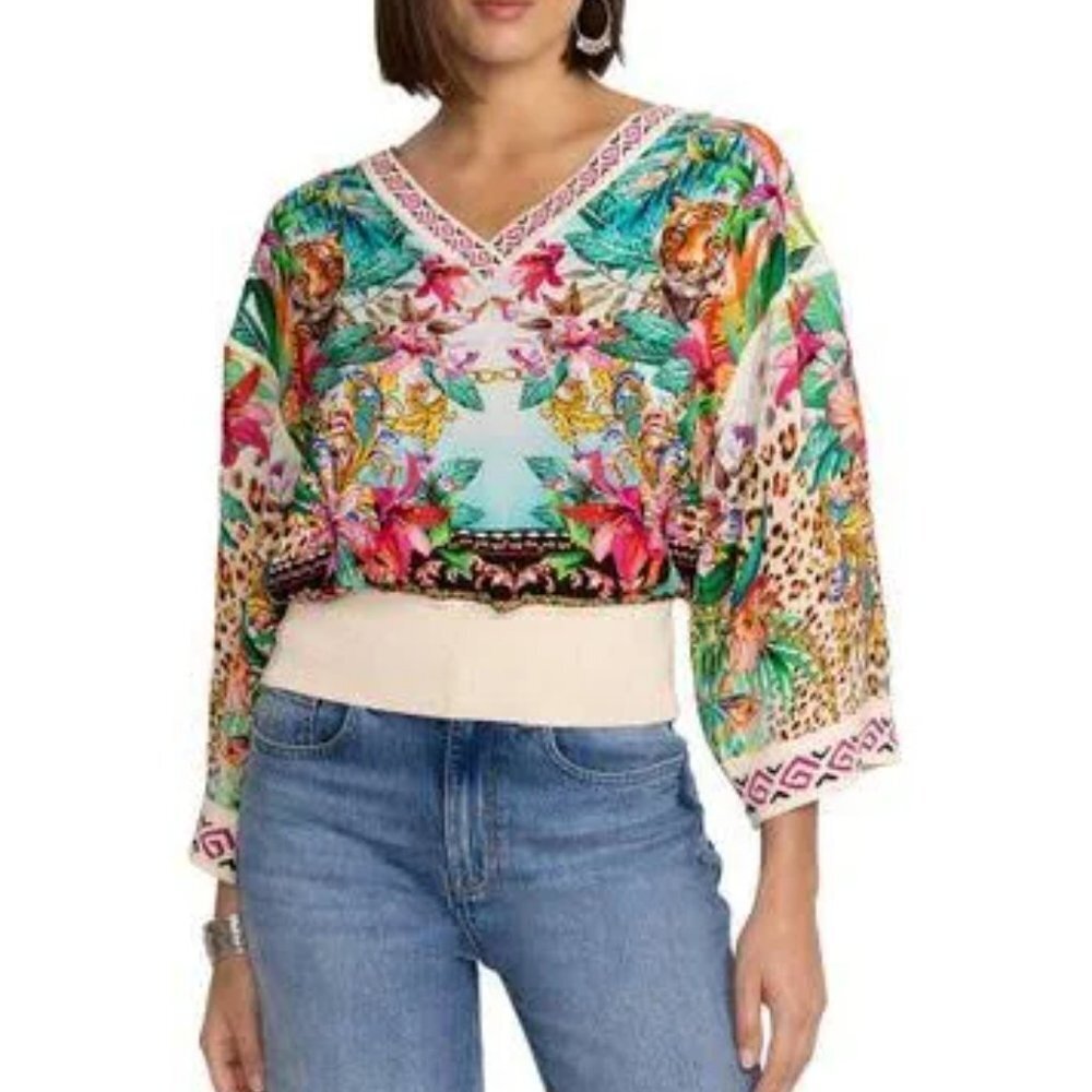 Johnny Was Blouse New With Tags Size XL - Picture 3 of 3